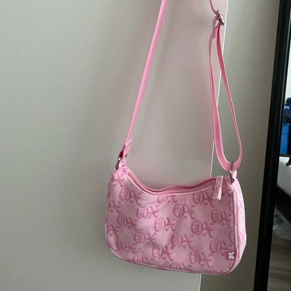 Pink Patterned Shoulder Bag - Picture 5 of 8